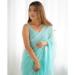 Picture of Statuesque Georgette Sky Blue Saree