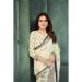 Picture of Gorgeous Crepe & Silk White Saree