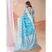 Picture of Ideal Cotton & Linen Light Steel Blue Saree