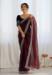 Picture of Excellent Net Saddle Brown Saree