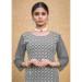 Picture of Stunning Georgette Dim Gray Readymade Salwar Kameez