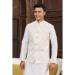 Picture of Exquisite Silk White Kurtas