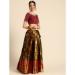 Picture of Sublime Silk Dark Olive Green Lehenga Choli