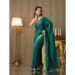 Picture of Good Looking Chiffon & Net & Organza Teal Saree