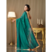 Picture of Good Looking Chiffon & Net & Organza Teal Saree
