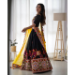 Picture of Comely Georgette Black Lehenga Choli