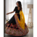 Picture of Comely Georgette Black Lehenga Choli
