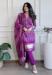Picture of Splendid Cotton Dark Orchid Readymade Salwar Kameez