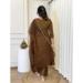 Picture of Admirable Cotton Brown Readymade Salwar Kameez