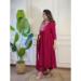 Picture of Superb Cotton Crimson Readymade Salwar Kameez