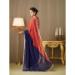 Picture of Wonderful Chiffon & Satin & Silk Navy Blue Saree