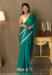 Picture of Sightly Chiffon & Satin & Silk Teal Saree
