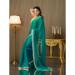 Picture of Sightly Chiffon & Satin & Silk Teal Saree