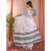 Picture of Fascinating Cotton & Linen Ghost White Saree