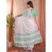 Picture of Statuesque Cotton & Linen Ghost White Saree