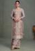 Picture of Comely Chiffon Silver Straight Cut Salwar Kameez