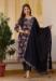 Picture of Shapely Silk Black Readymade Salwar Kameez