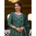 Picture of Fine Silk Sea Green Readymade Salwar Kameez