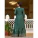 Picture of Fine Silk Sea Green Readymade Salwar Kameez