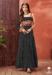 Picture of Radiant Cotton & Georgette Black Readymade Gown