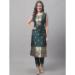 Picture of Cotton & Silk Sea Green Readymade Salwar Kameez