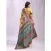 Picture of Cotton & Linen Light Golden Rod Yellow Saree
