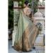 Picture of Superb Silk Dark Sea Green Saree