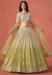 Picture of Classy Georgette Light Yellow Lehenga Choli