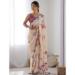 Picture of Splendid Georgette Rosy Brown Saree