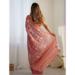 Picture of Amazing Georgette Indian Red Saree