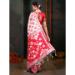Picture of Gorgeous Cotton & Linen Dark Salmon Saree