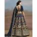Picture of Pleasing Georgette Dark Slate Grey Lehenga Choli