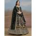 Picture of Bewitching Georgette Dark Olive Green Lehenga Choli
