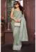 Picture of Ravishing Chiffon Dark Sea Green Saree