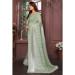 Picture of Ravishing Chiffon Dark Sea Green Saree