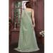 Picture of Ravishing Chiffon Dark Sea Green Saree