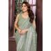 Picture of Ravishing Chiffon Dark Sea Green Saree