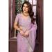 Picture of Nice Chiffon Plum Saree