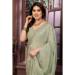 Picture of Superb Chiffon Dark Sea Green Saree