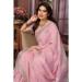 Picture of Elegant Chiffon Pink Saree