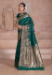 Picture of Well Formed Silk Dark Slate Grey Saree