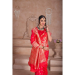 Picture of Taking Silk Crimson Saree