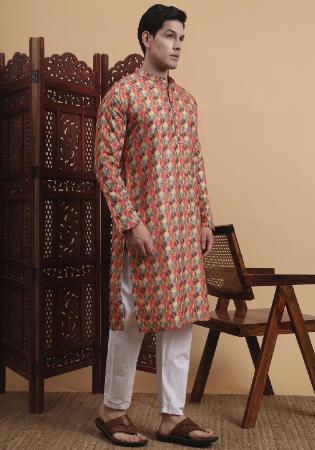 Picture of Taking Rayon & Silk Rosy Brown Kurtas