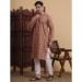 Picture of Taking Rayon & Silk Rosy Brown Kurtas