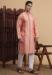 Picture of Comely Rayon & Silk Light Coral Kurtas