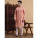 Picture of Comely Rayon & Silk Light Coral Kurtas