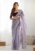 Picture of Superb Net Slate Grey Saree