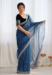 Picture of Taking Net Dark Slate Grey Saree