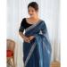 Picture of Taking Net Dark Slate Grey Saree