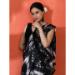Picture of Beauteous Chiffon Black Saree
